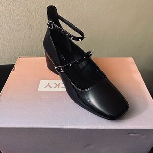 Black Ankle Strap Women's Shoe by Lisa*Vicky